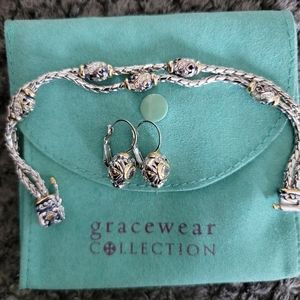 Gracewear Bracelet & Earring Set